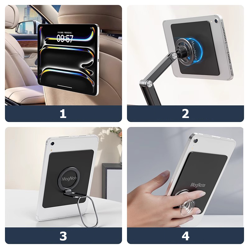 Tablet Stand Sticker / IPad Magnetic Pad งานพร้อมด้ามจับ Magntic แผ่น ...