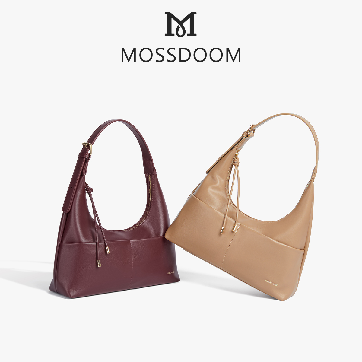MOSSDOOM Fabia Bag กระเป๋าหนังพียูสะพายไหล่สุดเรียบหรู | Shopee Thailand