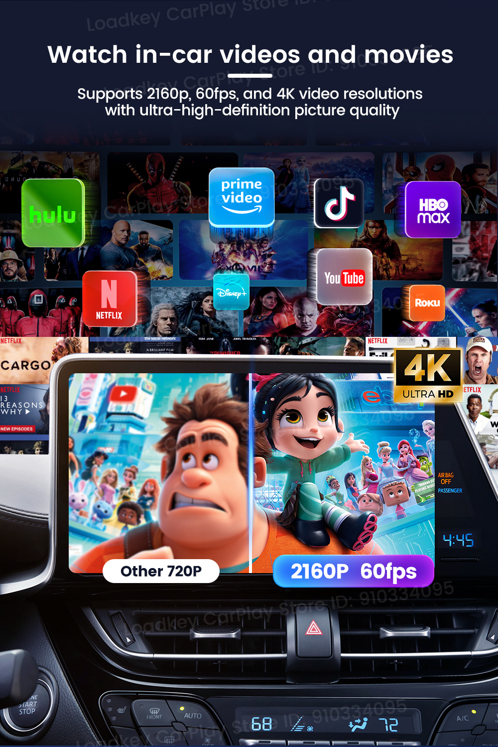 Carlinkit Tbox Ultra Android 15.0 CarPlay & Android Auto Wireless ...