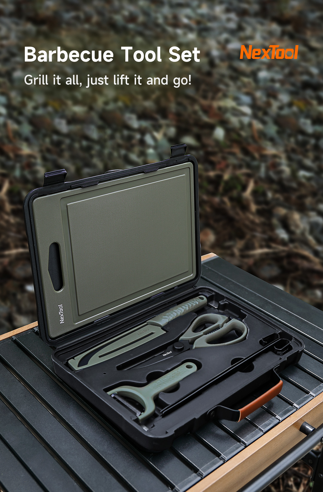 NexTool ชุดเครื่องมือบาร์บีคิว NE20261 | Shopee Thailand