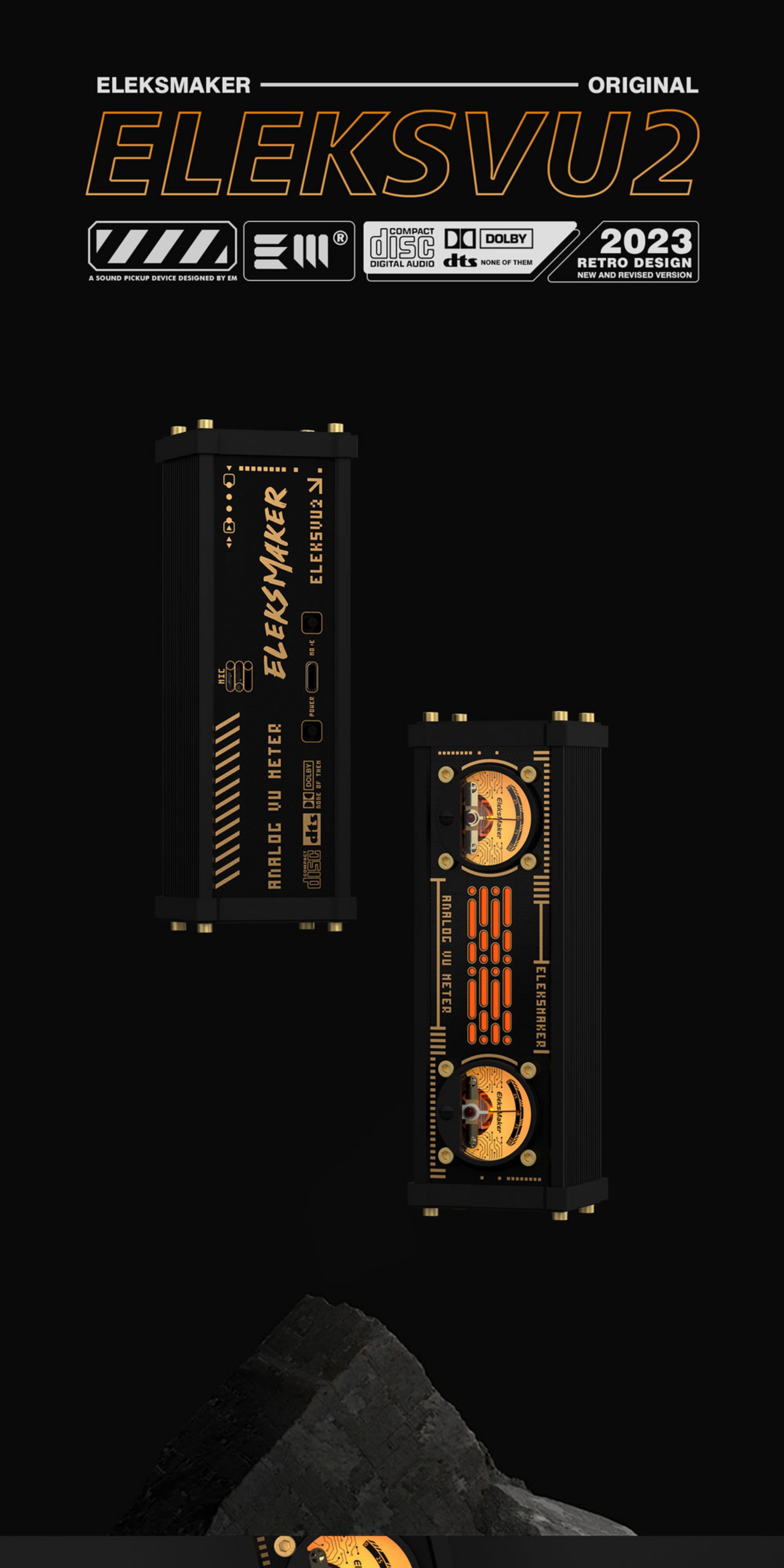 EleksMaker ไฟพิธี VU Meter ตอบสนองเสียง EleksVU2 - ไฟ RGB 16สี พร้อม ...