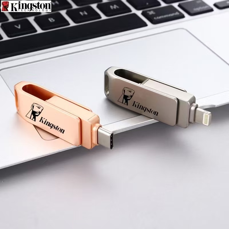 Kingston U Disk Type-C Interface Adapter แฟลชไดรฟ์ Mini Dual Hard Disk ...
