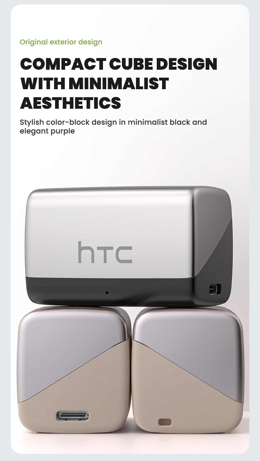 HTC NE67 AI สมาร์ทแบบเรียลไทม์การแปลหูฟังหูฟังไร้สายบลูทูธ 6.0 หูฟังแบบ ...