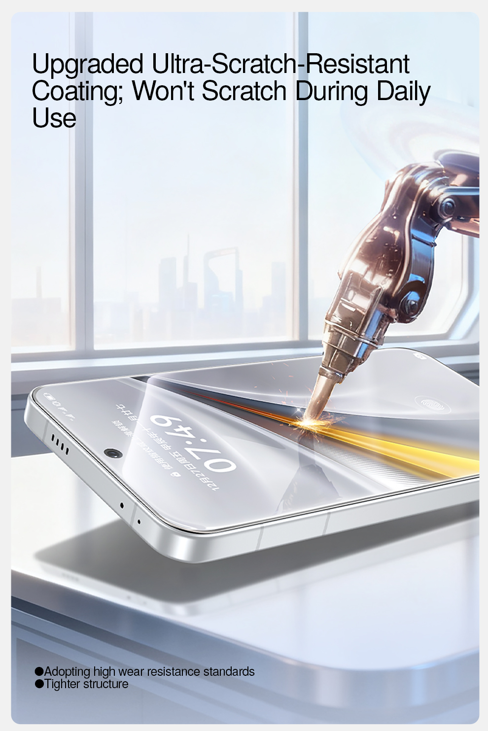 SmartDevil ห้องปราศจากฝุ่น Quick ติดตั้ง HD Anti-Fingerprint กระจก ...