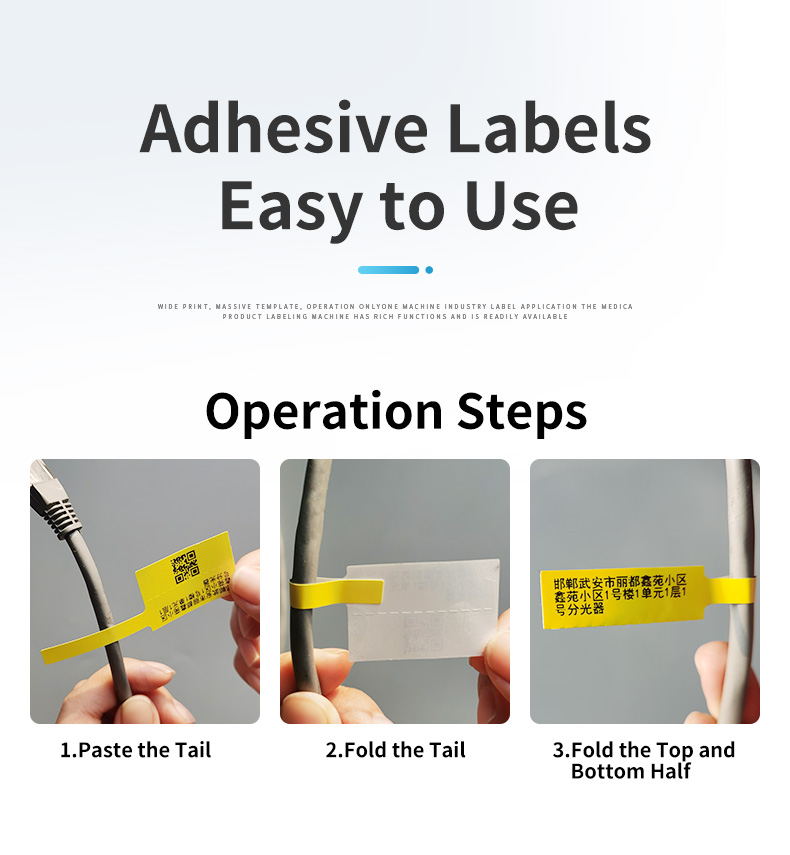 DETONGER P2 Inkless Bluetooth Cable Wire Label Printer อุปกรณ์ป้ายชื่อ ...