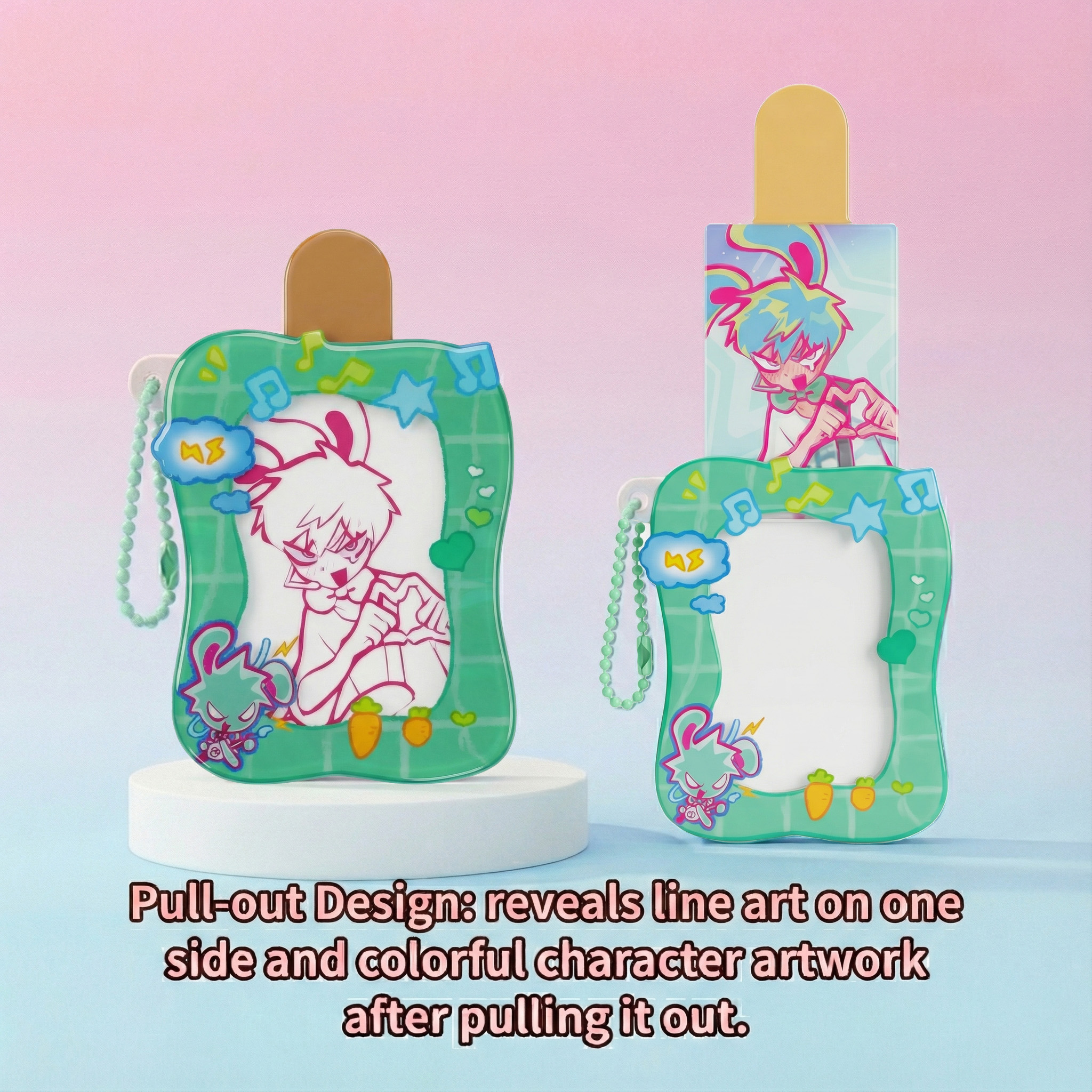 NewAlien Stage Rabbit Series Blind Box Ice Pop อะคริลิคพวงกุญแจ - Ivan ...