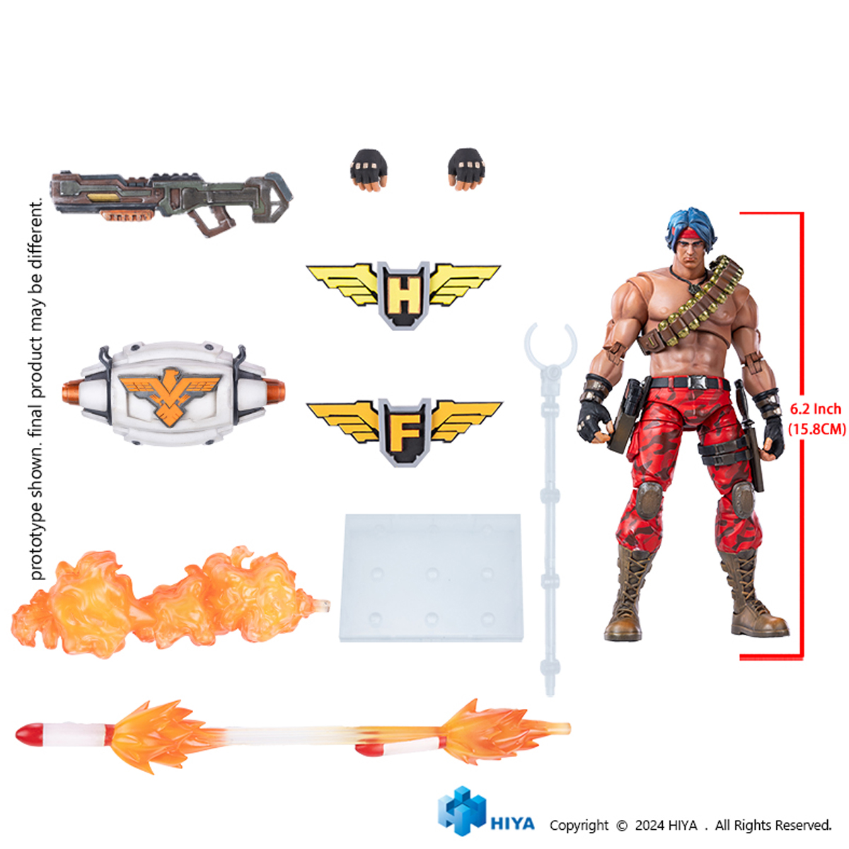 HIPLAY HIYA Contra: Operation Galuga Bill Rizer/Lance Bean ประณีต Basic ...