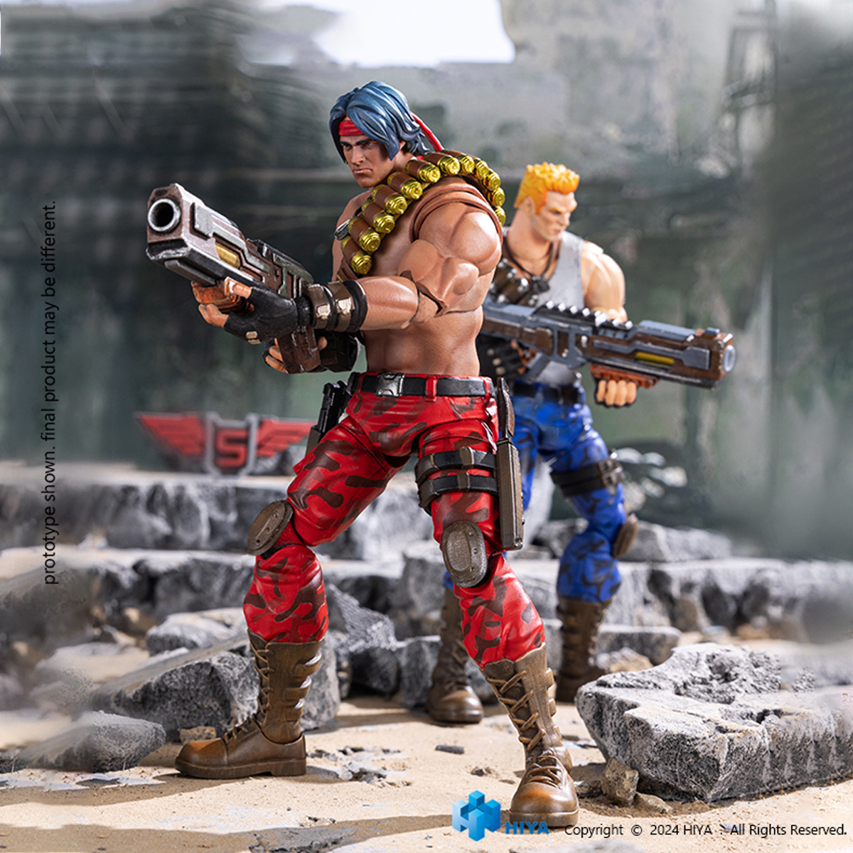 HIPLAY HIYA Contra: Operation Galuga Bill Rizer/Lance Bean ประณีต Basic ...