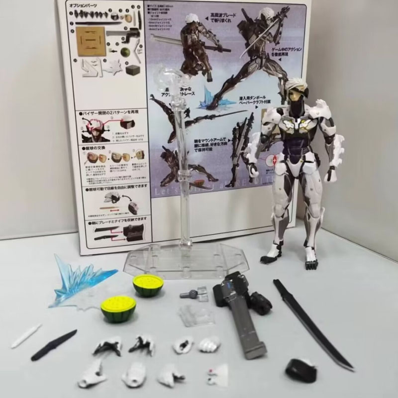 14 ซม. Kaiyodo Revoltech เกียร์โลหะ Solid Raiden Action Figure PVC ...