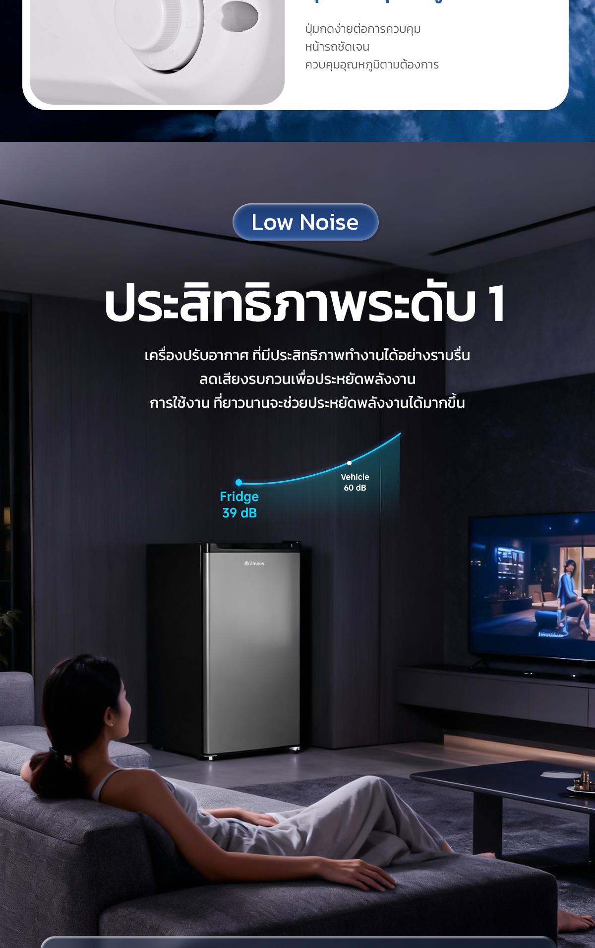 Hisense&zinney รุ่น ER92B ตู้เย็น 1 ประตู 3.4 Q/96 ลิตร | Shopee Thailand