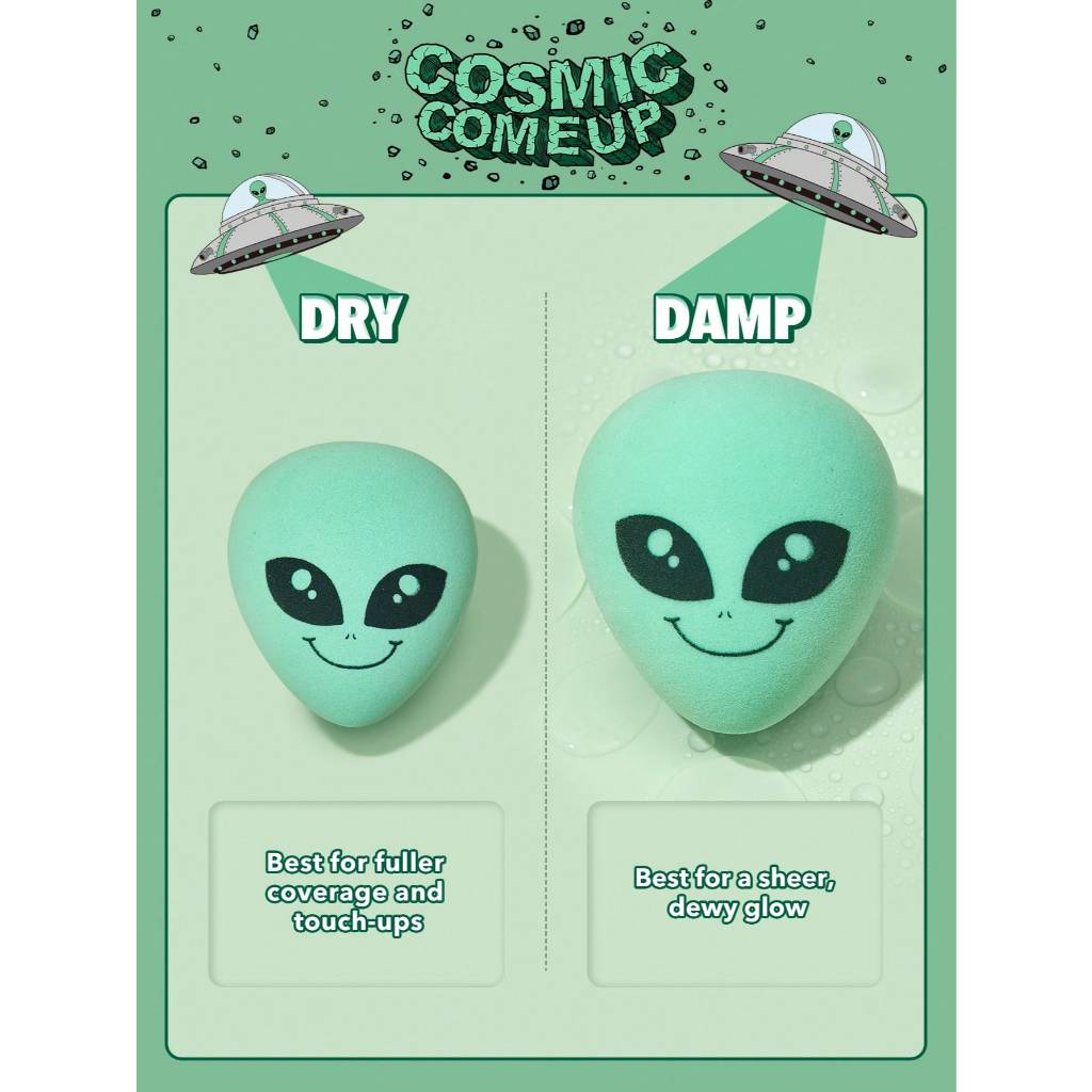 คอสมิคมาอัพ | SHEGLAM Interstellar Sponge Alien Graphic Soft Blending ...