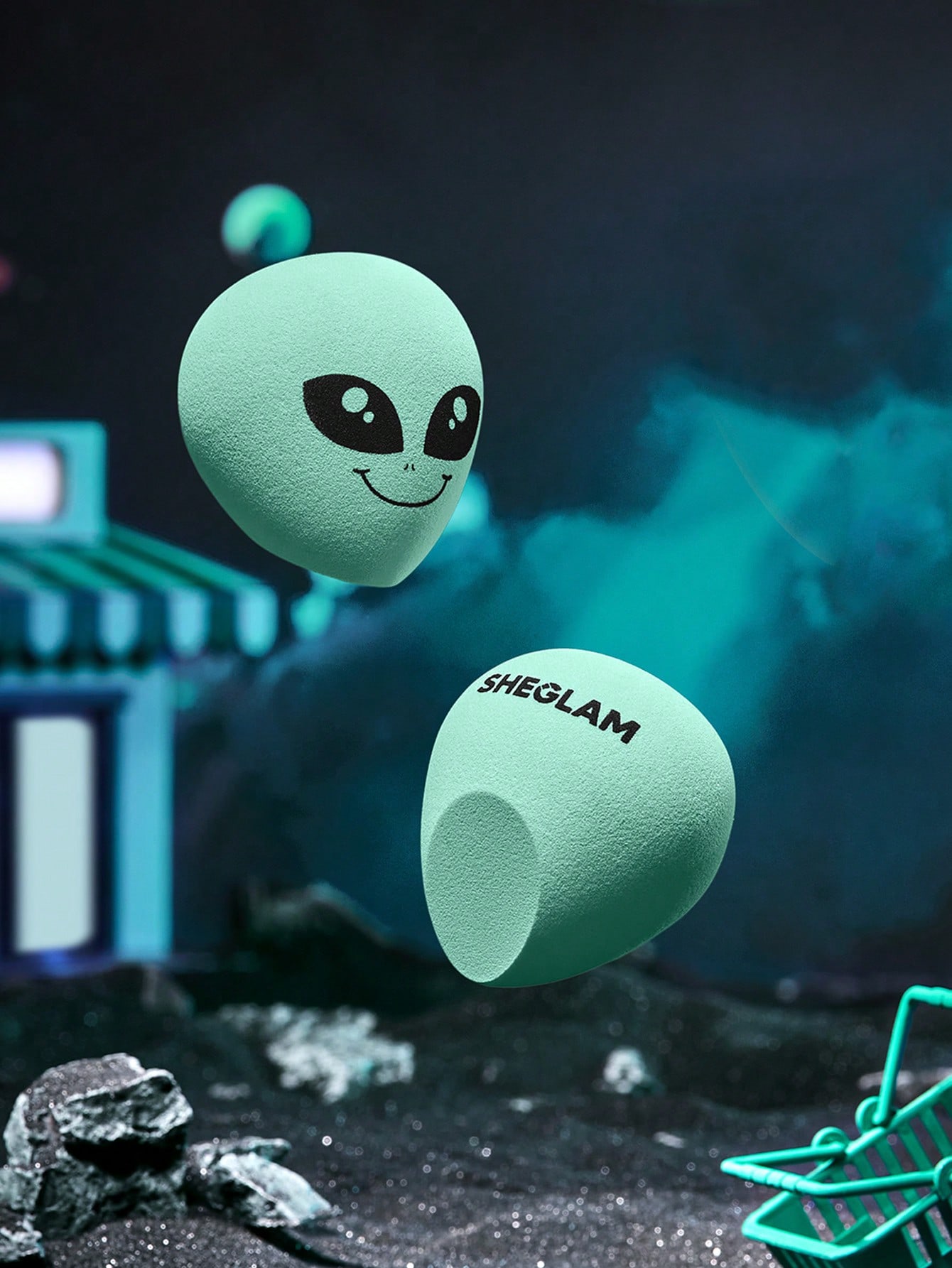 คอสมิคมาอัพ | SHEGLAM Interstellar Sponge Alien Graphic Soft Blending ...