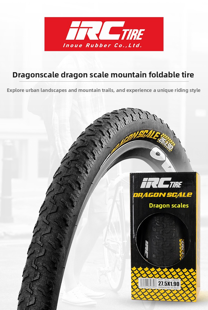 IRC Dragon Scale สำหรับจักรยานเสือภูเขาพับ ขนาด 26/27.5/29*1.9 พร้อมยาง ...