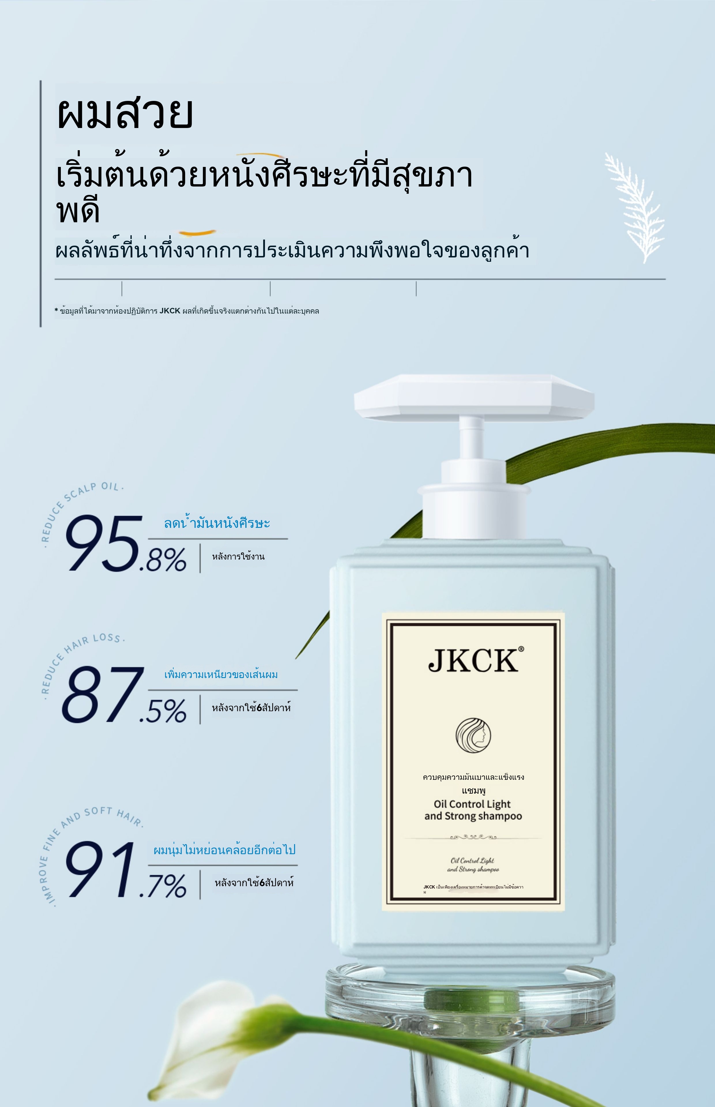 ฯลฯ แชมพู ควบคุมความมัน เสริมสร้างความแข็งแรง บางเบา เพิ่มวอลลุ่ม ...