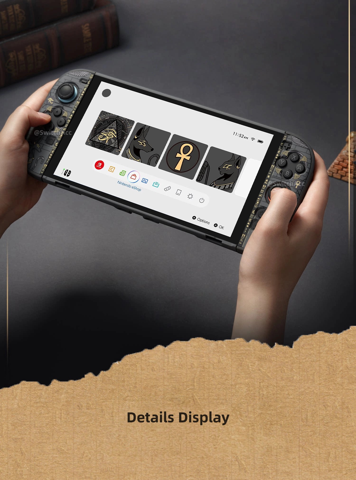 GeekShare Switch Mystic Kingdom Theme Design Protective Dockable Case ...