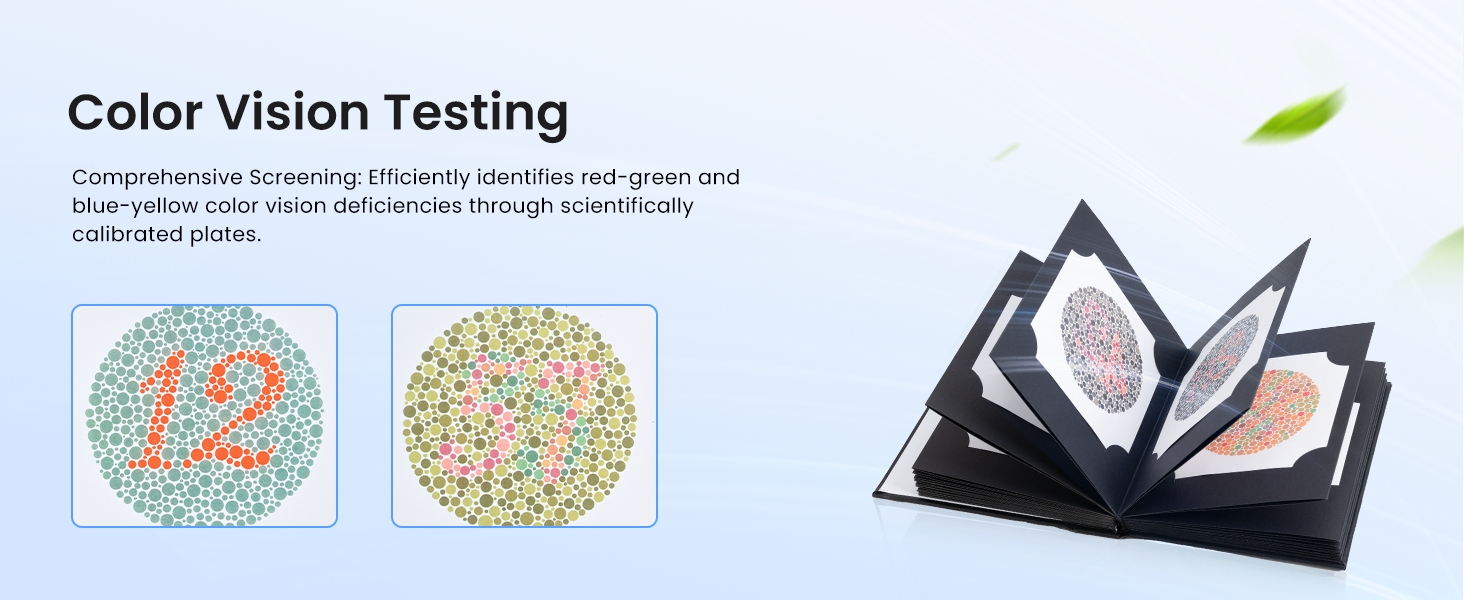 New 2026 Vision test chart Book 38 Plates | Optometry Color Blindness ...