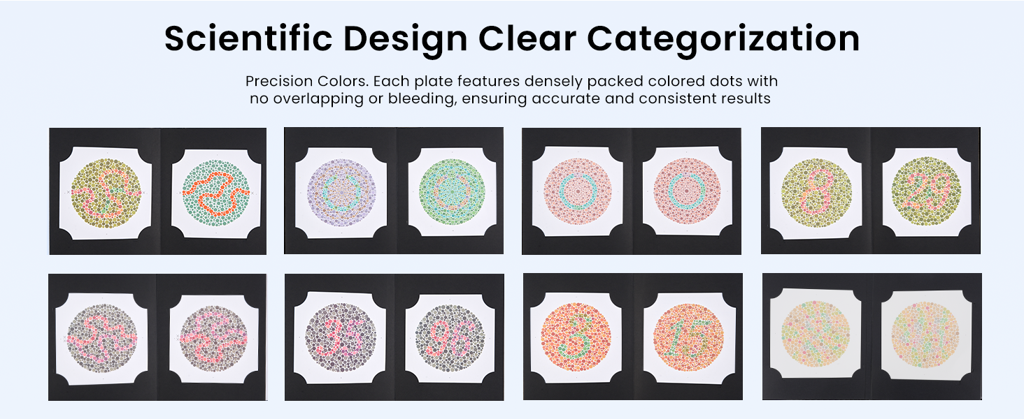 New 2026 Vision test chart Book 38 Plates | Optometry Color Blindness ...