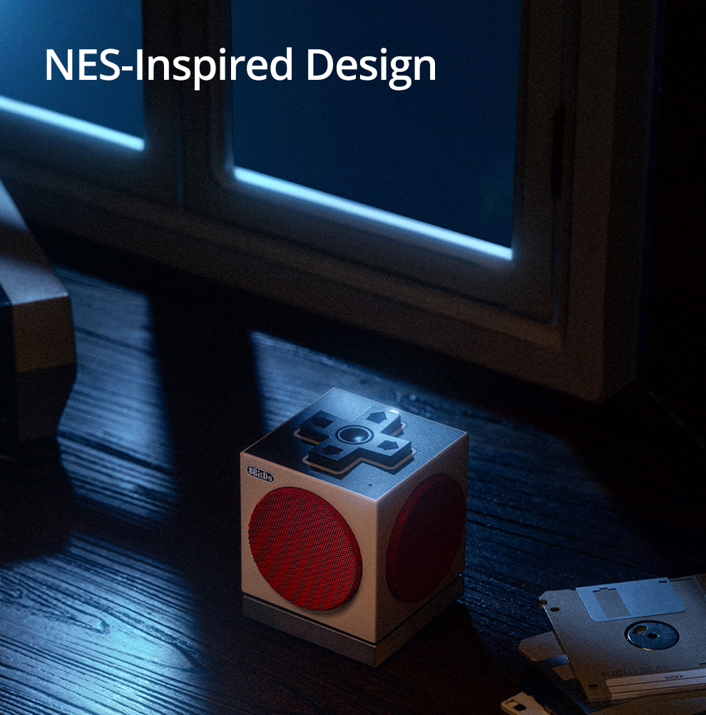 8BitDo Retro Cube 2 ลําโพงบลูทูธไร้สายพร้อมแท่นชาร์จเสียงสเตอริโอที่ ...