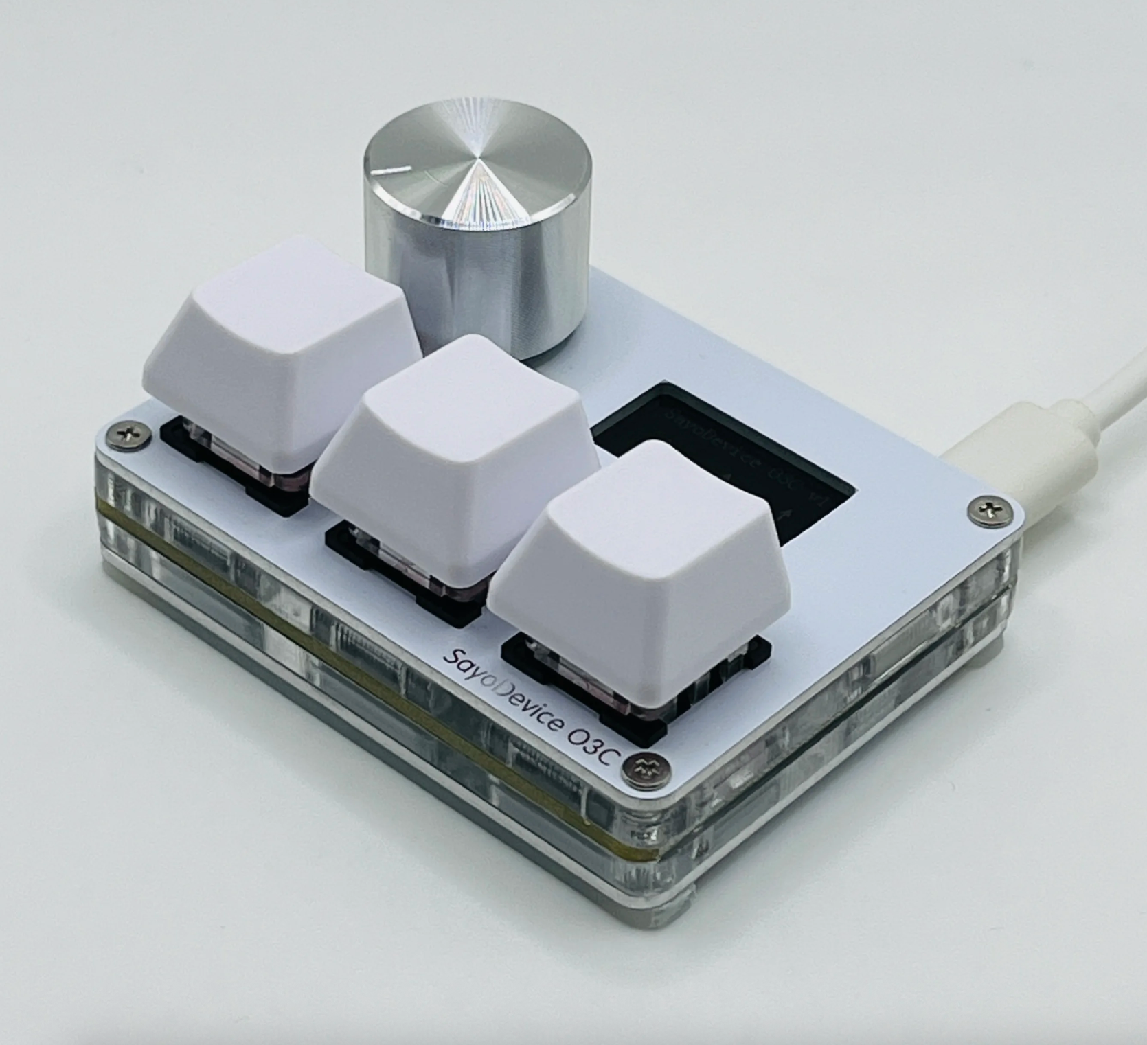 O3C SayoDevice OSU O3C Rapid Trigger Hall Switches แม่เหล็กสีชมพูสวิทช์ ...
