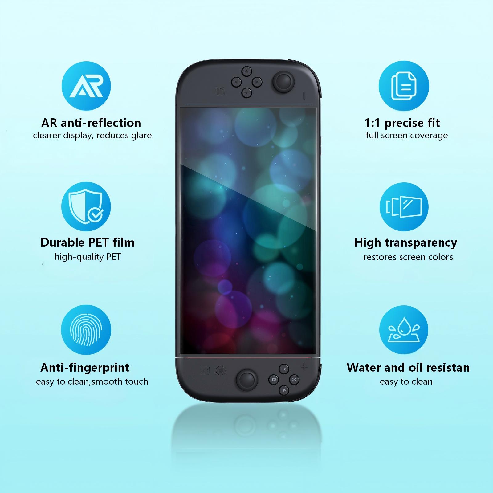 IINE AR Soft Film เข้ากันได้กับ Switch 2/AR ป้องกันแสงสะท้อน, ครอบคลุม ...