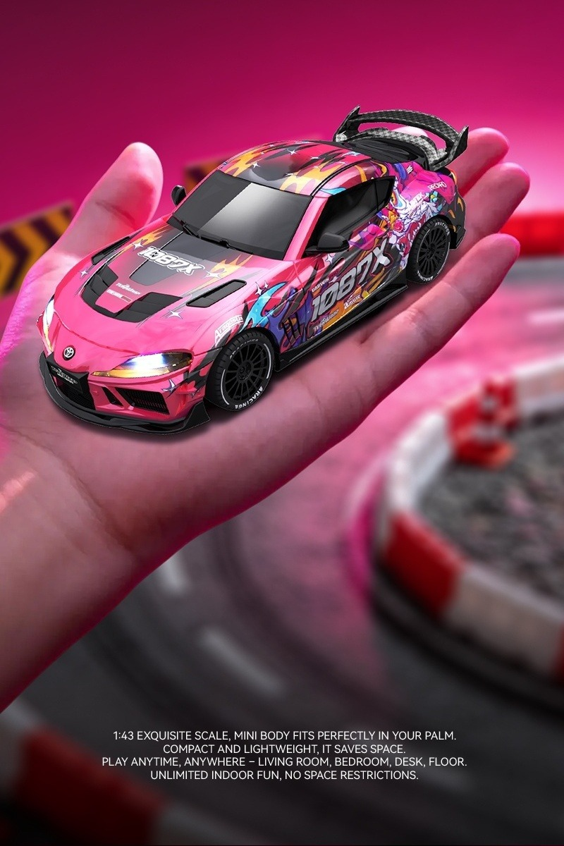 JXC SP4301 1:43 Supra RC รถ 4WD Drift Racing รถ 2.4G Full Proportional ...