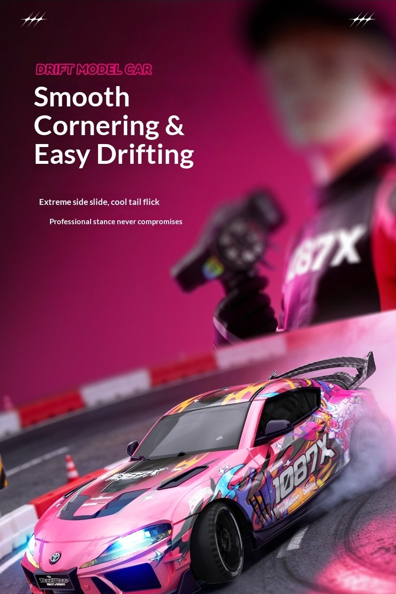 JXC SP4301 1:43 Supra RC รถ 4WD Drift Racing รถ 2.4G Full Proportional ...