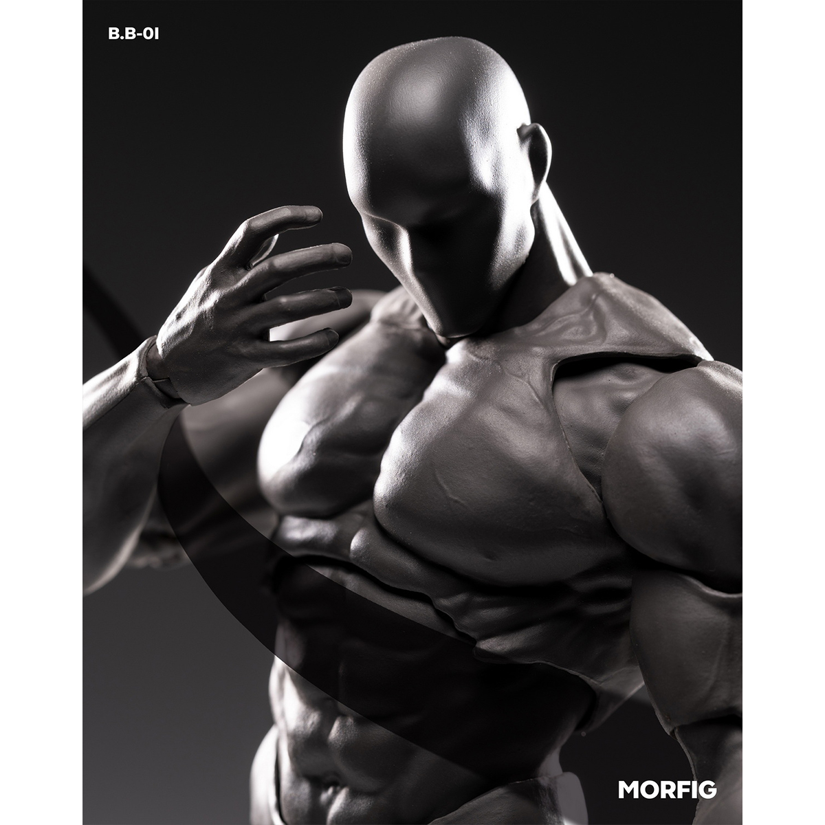 HIPLAY MORFIG กล้ามเนื้อชายข้อต่อข้อต่อ B.B-01 1/12 Scale Action Figure ...