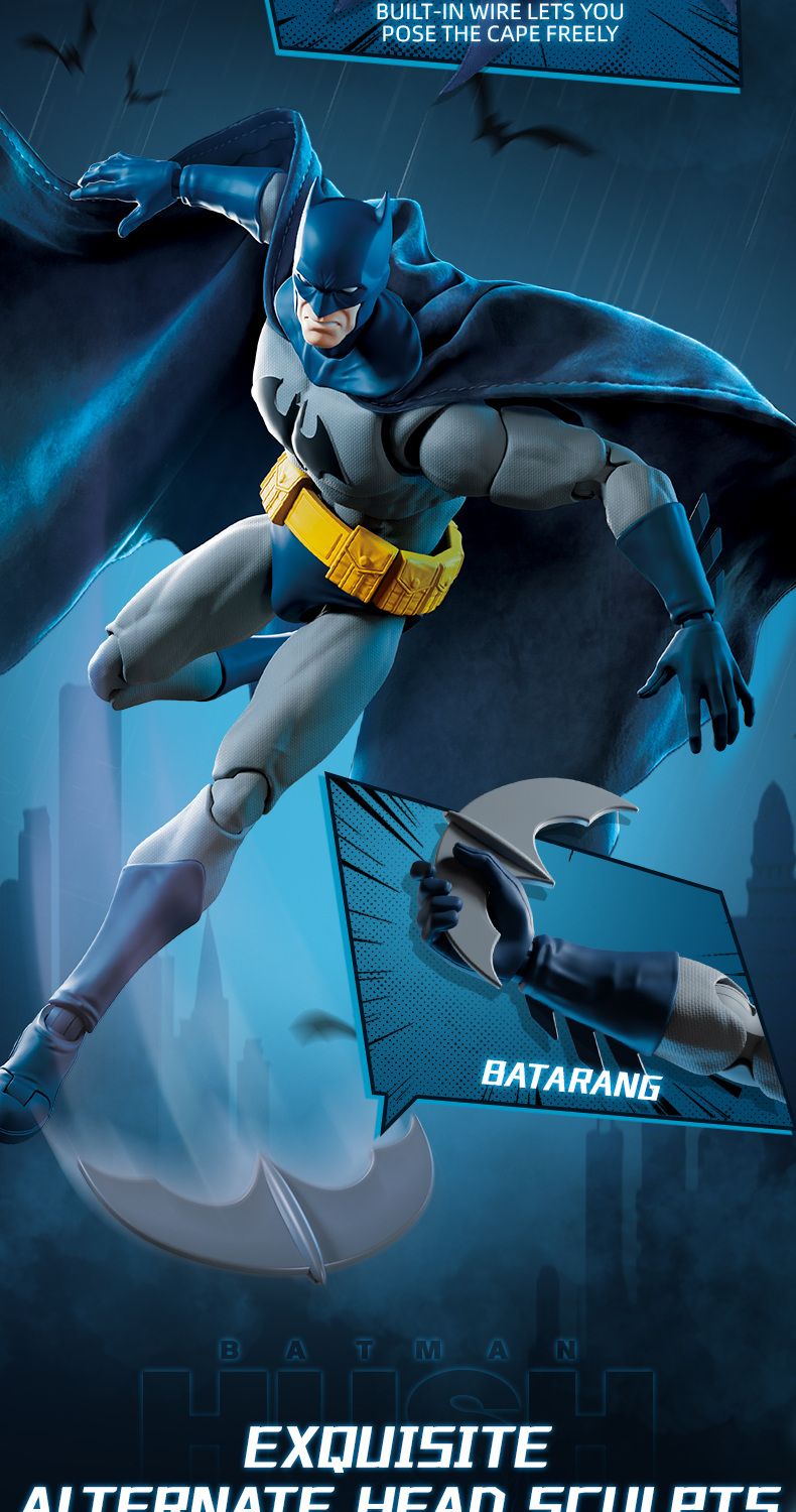 【NEW】BLOKEES DC CC01-6 Hush-Batman Catwoman Harley Quinn Nightwing ...