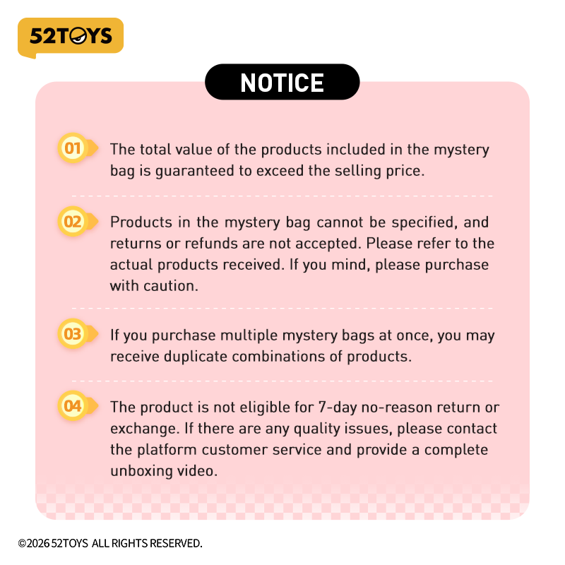 52TOYS Lucky Bag Figure Toys Only ฿549 - Random Blind Box Series ...
