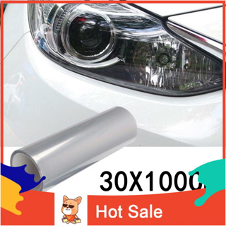 สินค้า ฟิล์มไวนิลติดไฟหน้ารถยนต์ 100x30 ซม.