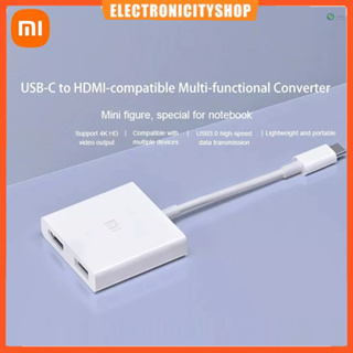 [พร้อมส่ง]Xiaomi หัวแปลง Type-C to HDMI AV HD Multifunction Adapter หัวแปลง USB-C TV Port รับส่งข้อมูลความเร็วสูง