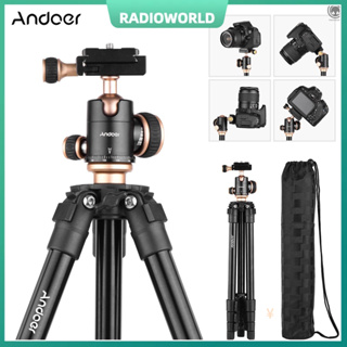 ภาพหน้าปกสินค้า[Ready Stock]Andoer Q160Sa ขาตั้งกล้องสามขาพร้อมกล้องดิจิตอล Panoramic Ballhead กับ Canon Nikon Sony ขนาดพกพา ซึ่งคุณอาจชอบสินค้านี้