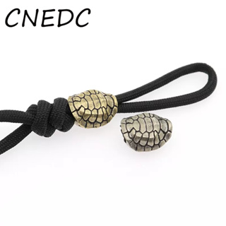 Cnedc เปลือกเต่า ทองเหลือง ​พวงกุญแจ จี้ลูกปัดพาราคอร์ด DIY อุปกรณ์เสริม