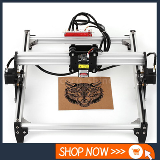 5500mw Desktop DIY Laser Engraving Machine CNC Engraver Carver Laser Printer with Protective Glasses for Carving Cut