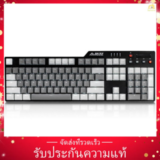 Banana_Pie-Ajazz Ak35I คีย์บอร์ดเล่นเกม 104 คีย์พร้อมฝาครอบ Pbt สวิทช์คีย์สีขาวและสีเทา