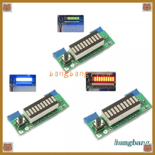 Bang ชุดโมดูลทดสอบลิเธียม LED LM3914 3.7V Diy