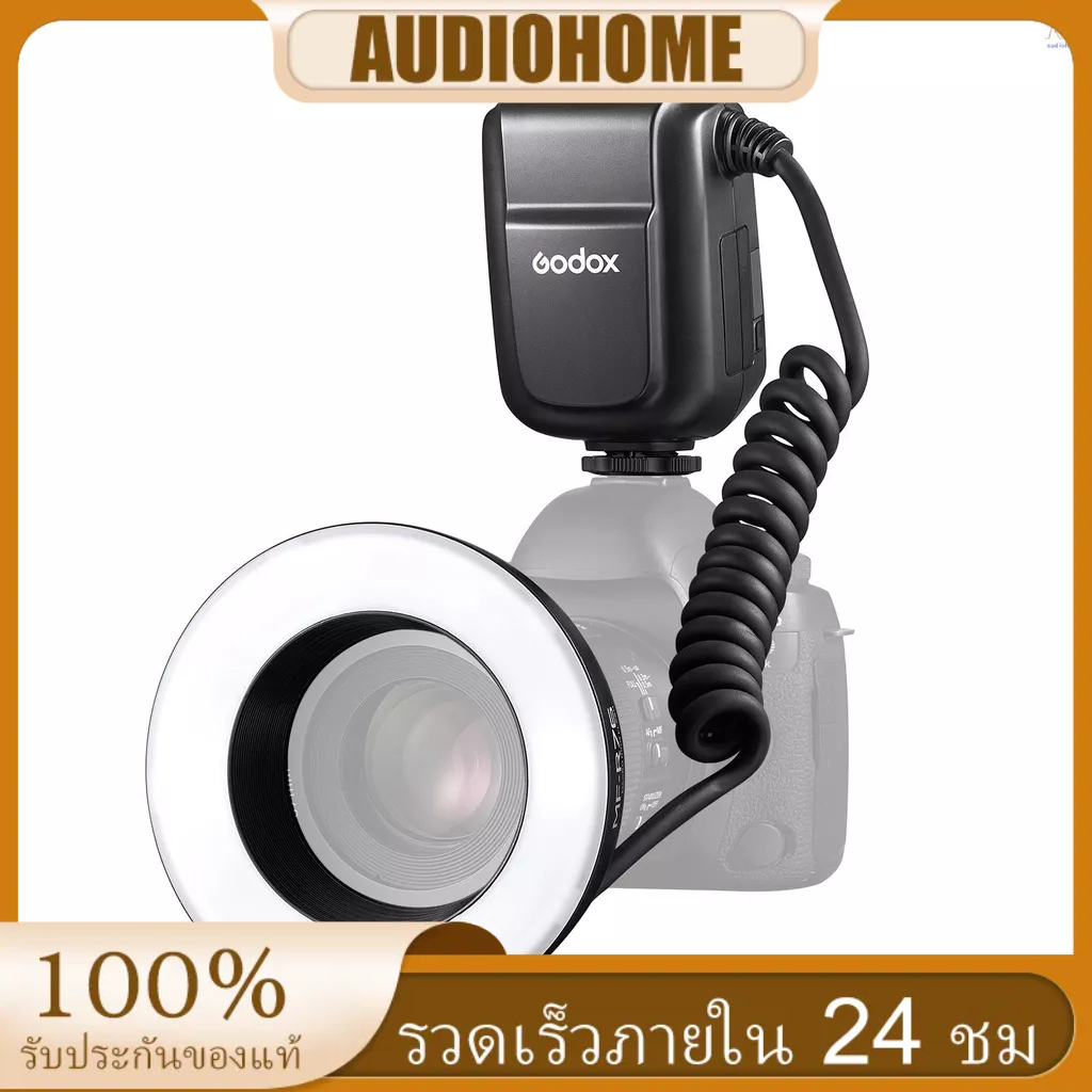 Godox MFR76 Universal Macro Ring Flash Light GN14 10 Levels Adjustable