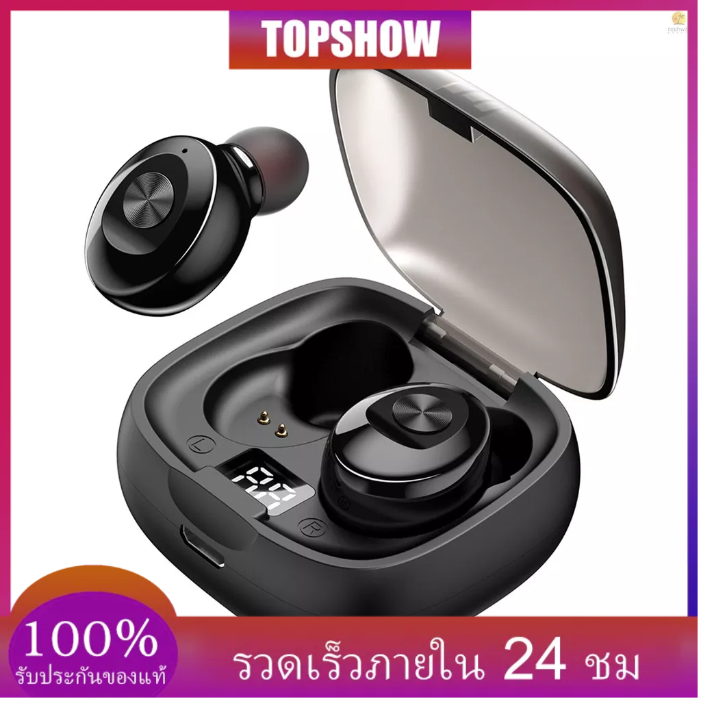 Tosw) TWS หูฟังอินเอียร์ บลูทูธ 5.0 ไร้สาย ขนาดเล็ก พร้อมไมโครโฟน จับ ...