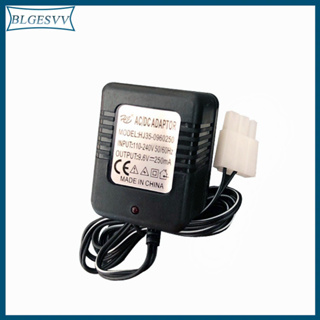 Blg อะแดปเตอร์ที่ชาร์จแบตเตอรี่ Ni-Cd Ni-MH KET-3P 9.6V 250mA เอาท์พุต อุปกรณ์เสริม สําหรับรถบังคับ