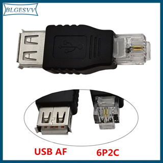 Blg อะแดปเตอร์เชื่อมต่อแล็ปท็อป PC RJ11 Male to USB 2.0 AF A Female