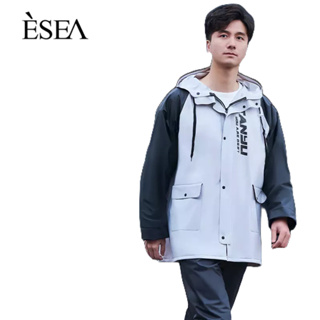 ESEA ใหม่เดินป่ากันฝนแฟชั่นเสื้อกันฝนกันฝนกางเกงสูทเสื้อกันฝนแยกชายหญิงคู่