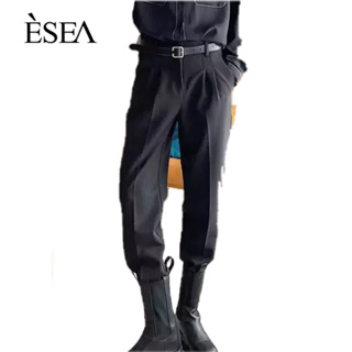 ESEA กางเกงขายาวฮาราจูกุไม่เอาชายสไตล์เรอเนสซี่