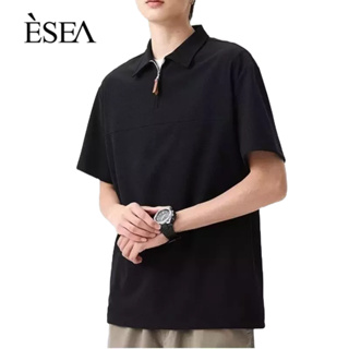 ESEA เสื้อยืดผู้ชายใหม่ยอดนิยมวรรณกรรมขี้เกียจผู้ชายเสื้อยืดฮาราจูกุอารมณ์ญี่ปุ่นเสื้อโปโล