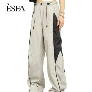 ESEA กางเกงขายาวผู้ชาย กางเกงขายาวผู้ชายแบบสบาย ๆ ของญี่ปุ่นอารมณ์แฟชั่นใหม่โดยรวม
