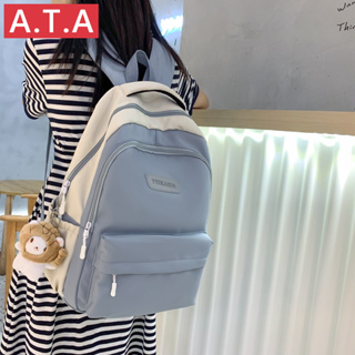 A.t.a2022 กระเป๋าเป้สะพายหลัง กระเป๋านักเรียน ขนาดใหญ่ แฟชั่นฤดูร้อน สําหรับผู้หญิง นักเรียนมัธยมต้น