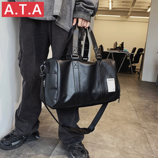 A.t.a กระเป๋าถือ กระเป๋าสะพายไหล่ ความจุเยอะ เหมาะกับการเดินทาง สไตล์นักธุรกิจ สําหรับผู้ชาย