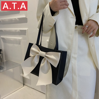 A.t.a กระเป๋าถือ กระเป๋าสะพายไหล่ ความจุขนาดใหญ่ เข้ากับทุกการแต่งกาย สําหรับผู้หญิง 2022
