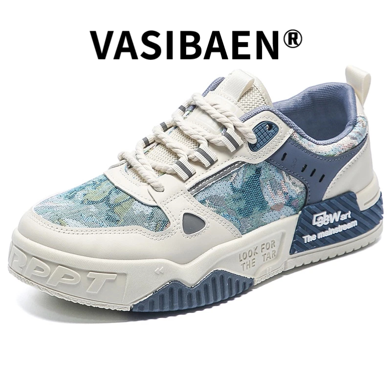 vasibaen-2023-ใหม่-รองเท้าผ้าใบลําลอง-หนัง-ระบายอากาศ-ข้อสั้น-เหมาะกับการเล่นกีฬา-สําหรับผู้ชาย-นักเรียน