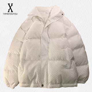 Yipinyouyou เสื้อแจ็กเก็ต ผ้าฝ้าย แบบหนา ให้ความอบอุ่น แฟชั่นฤดูหนาว สําหรับผู้ชาย และผู้หญิง