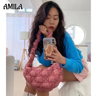 Amila กระเป๋าทรงเมฆ สไตล์เกาหลี ห้อยฟรี ออกแบบส่วนบุคคล เกี๊ยว กระเป๋า